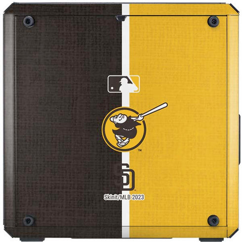 MLB San Diego Padres Split Cooler Master MasterBox Q300L Mini Tower Skin
