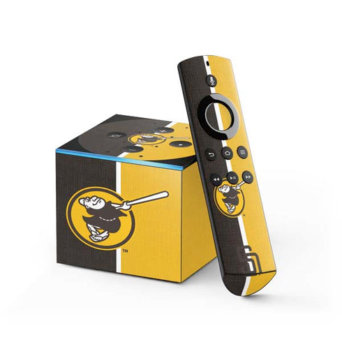 MLB San Diego Padres Split Fire TV Cube Skin