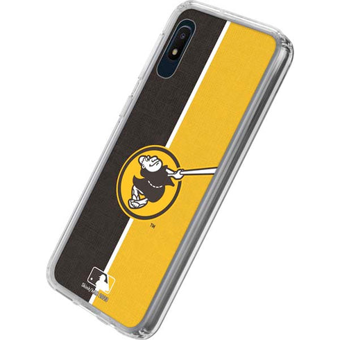 MLB San Diego Padres Split Galaxy A10e Clear Case