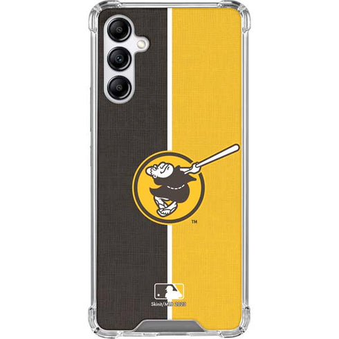 MLB San Diego Padres Split Galaxy A15 5G Clear Case