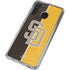 MLB San Diego Padres Split Galaxy A21 Clear Case