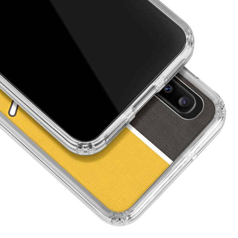MLB San Diego Padres Split Galaxy A30 Clear Case