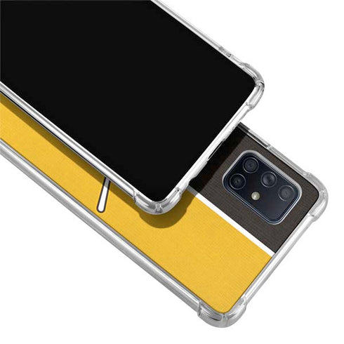 MLB San Diego Padres Split Galaxy A51 5G Clear Case