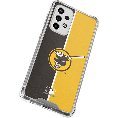 MLB San Diego Padres Split Galaxy A53 5G Clear Case