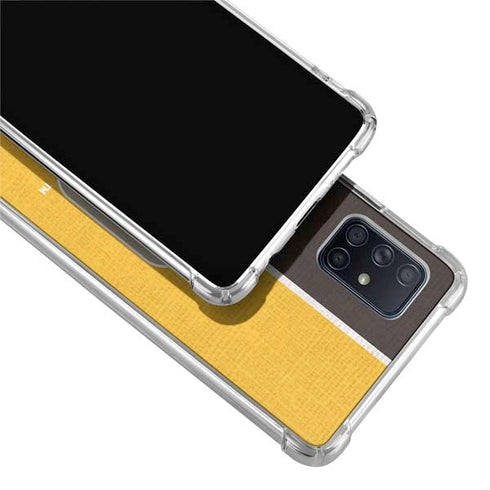 MLB San Diego Padres Split Galaxy A71 5G Clear Case