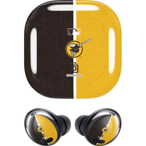 MLB San Diego Padres Split Galaxy Buds Pro Skin