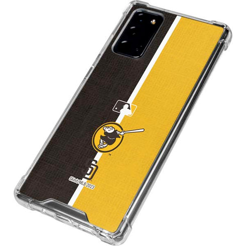 MLB San Diego Padres Split Galaxy Note20 5G Clear Case