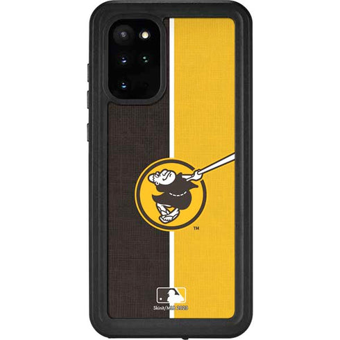 MLB San Diego Padres Split Galaxy S20 Plus Waterproof Case