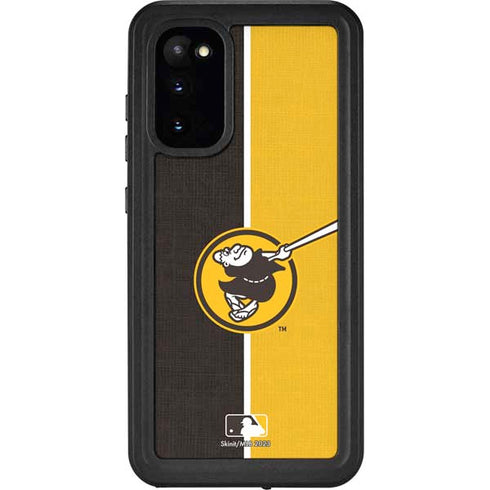 MLB San Diego Padres Split Galaxy S20 Waterproof Case
