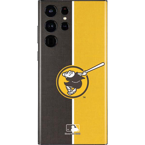 MLB San Diego Padres Split Galaxy S22 Ultra Skin