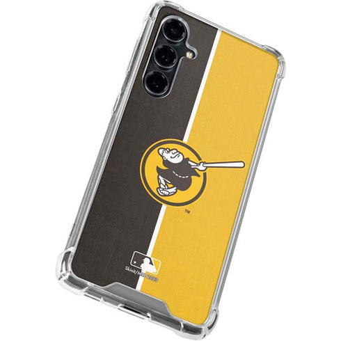 MLB San Diego Padres Split Galaxy S23 FE Clear Case