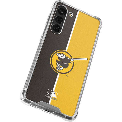 MLB San Diego Padres Split Galaxy S23 Plus Clear Case