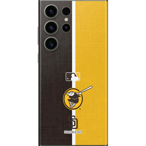 MLB San Diego Padres Split Galaxy S23 Ultra Skin
