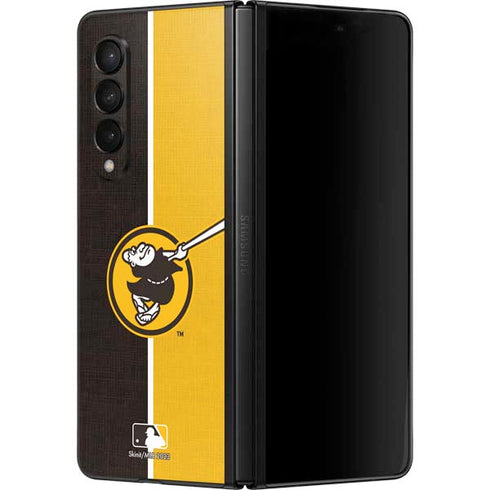 MLB San Diego Padres Split Galaxy Z Fold3 5G Skin