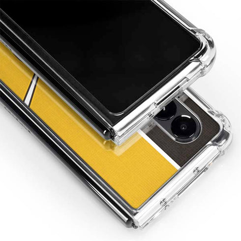 MLB San Diego Padres Split Galaxy Z Fold4 5G Clear Case