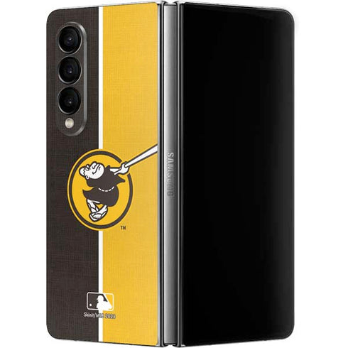MLB San Diego Padres Split Galaxy Z Fold4 5G Skin