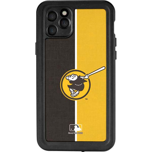 MLB San Diego Padres Split iPhone 11 Pro Max Waterproof Case