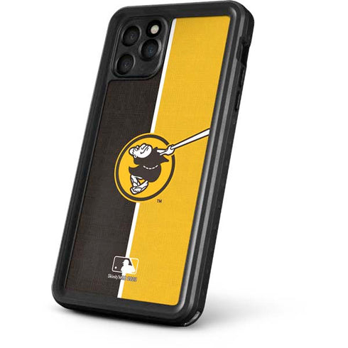 MLB San Diego Padres Split iPhone 11 Pro Max Waterproof Case