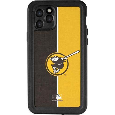 MLB San Diego Padres Split iPhone 11 Pro Waterproof Case