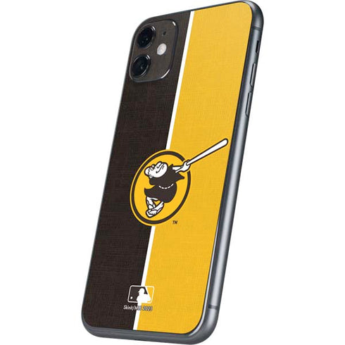 MLB San Diego Padres Split iPhone 11 Skin