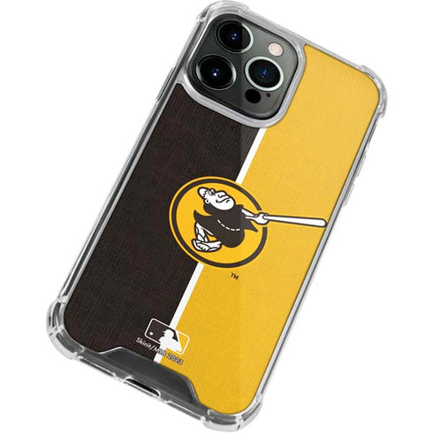 MLB San Diego Padres Split iPhone 15 Pro Clear Case