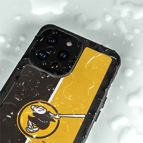 MLB San Diego Padres Split iPhone 14 Pro Max Waterproof Case