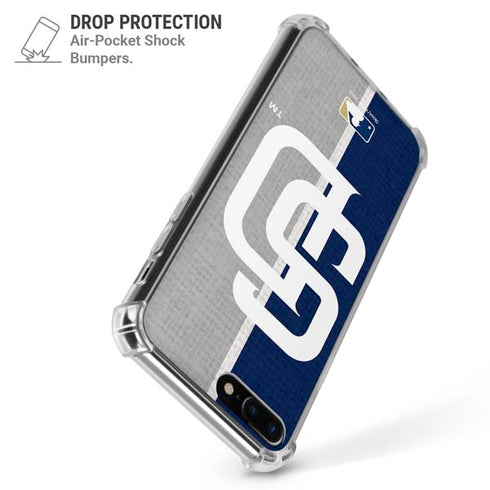 MLB San Diego Padres Split iPhone 7/8 Plus Clear Case