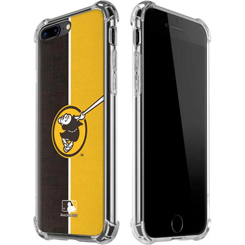 MLB San Diego Padres Split iPhone 7/8 Plus Clear Case