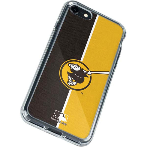 MLB San Diego Padres Split iPhone SE (2nd & 3rd Gen) Clear Case