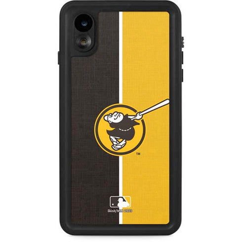 MLB San Diego Padres Split iPhone XR Waterproof Case