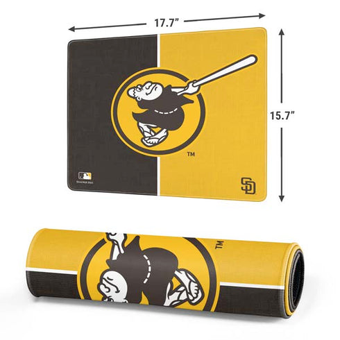 MLB San Diego Padres Split Gaming Mouse Pad