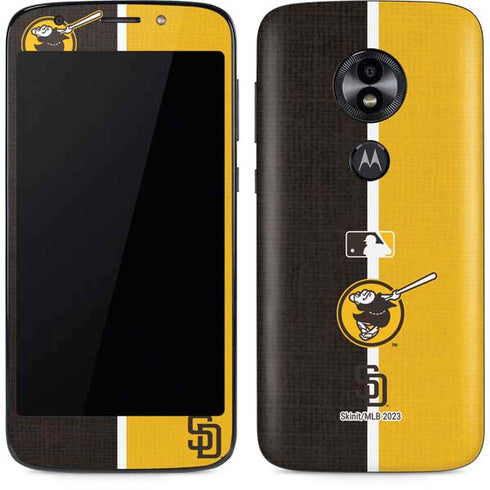 MLB San Diego Padres Split Moto E5 Play Skin