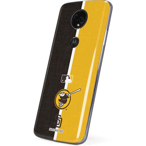 MLB San Diego Padres Split Moto E5 Plus Skin