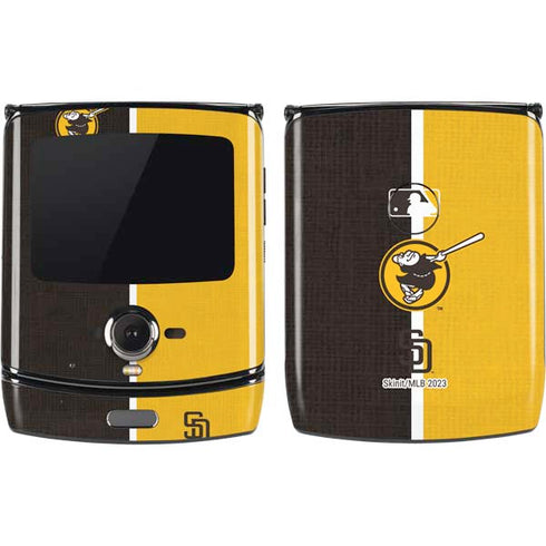 MLB San Diego Padres Split Motorola RAZR Skin