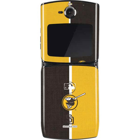 MLB San Diego Padres Split Motorola RAZR Skin