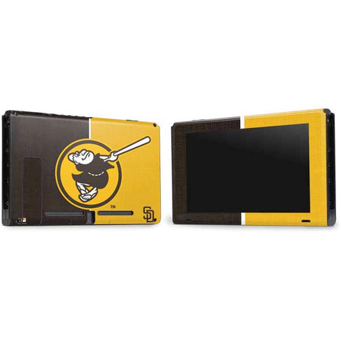 MLB San Diego Padres Split Nintendo Switch Bundle Skin
