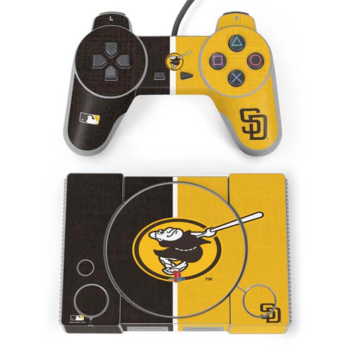MLB San Diego Padres Split PlayStation Classic Bundle Skin