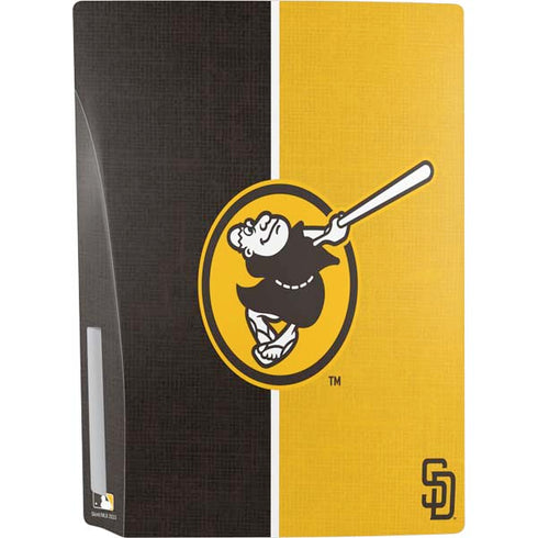 MLB San Diego Padres Split PS5 Console Skin
