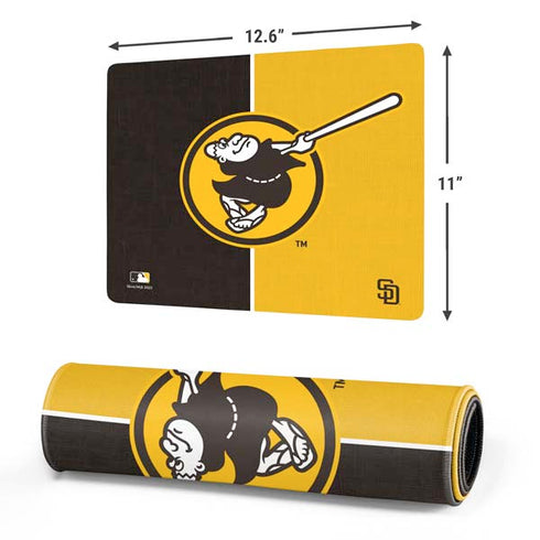 MLB San Diego Padres Split Gaming Mouse Pad