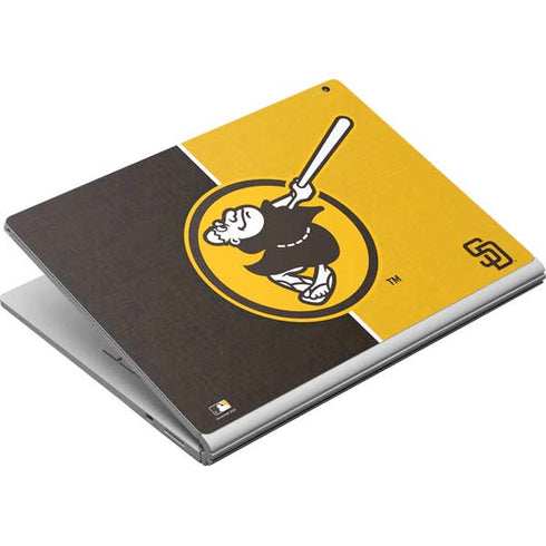 MLB San Diego Padres Split Surface Book Skin
