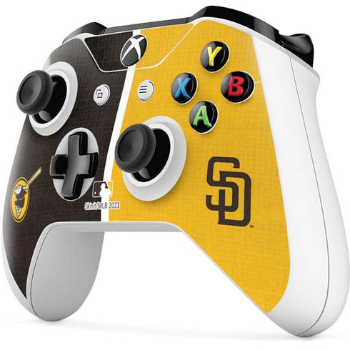 MLB San Diego Padres Split Xbox One S Controller Skin