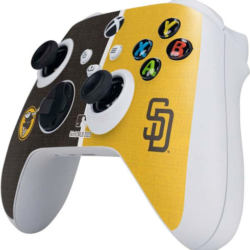 MLB San Diego Padres Split Xbox Series S Controller Skin