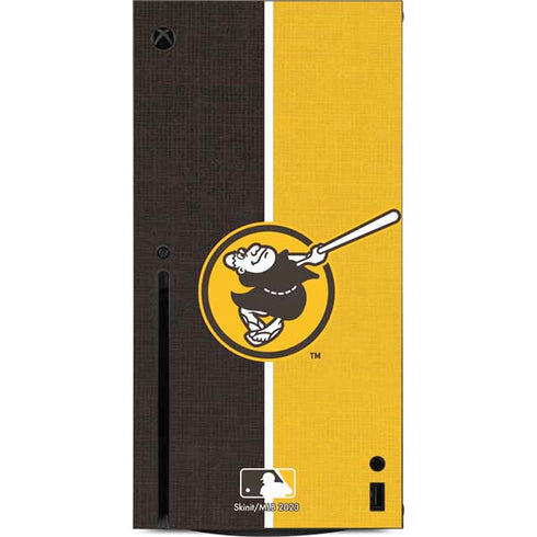 MLB San Diego Padres Split Xbox Series X Console Skin