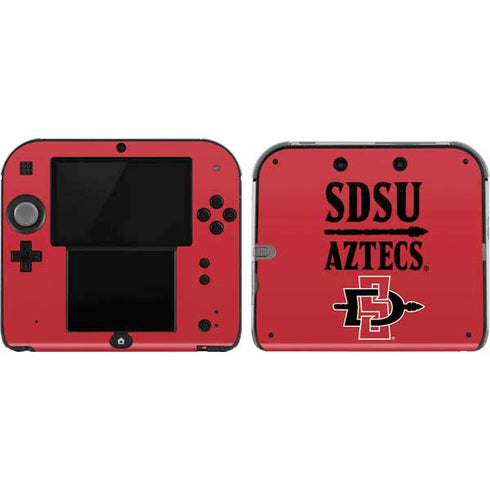 San Diego State University Aztecs Red Nintendo 2DS Skin