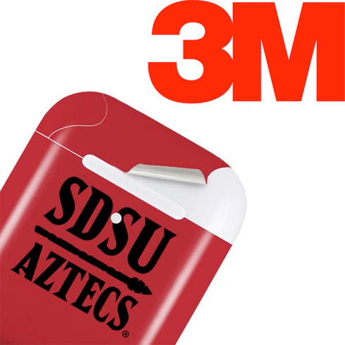 San Diego State University Aztecs Red Apple AirPods 2 Skin