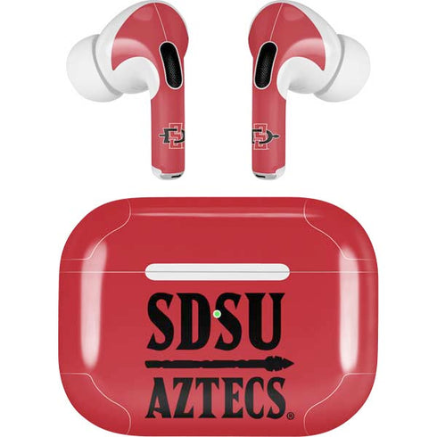 San Diego State University Aztecs Red Apple AirPods Pro Skin
