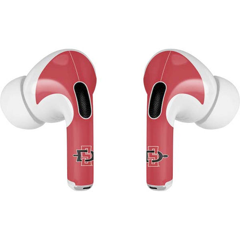 San Diego State University Aztecs Red Apple AirPods Pro Skin