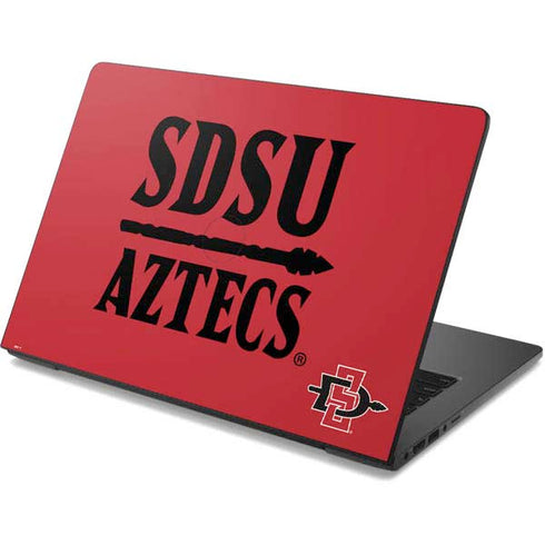 San Diego State University Aztecs Red Dell Chromebook Skin