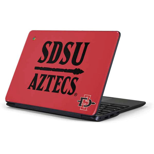San Diego State University Aztecs Red Samsung Chromebook Skin