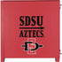 San Diego State University Aztecs Red Corsair 4000D Tempered Glass Mid-Tower ATX Case Skin
